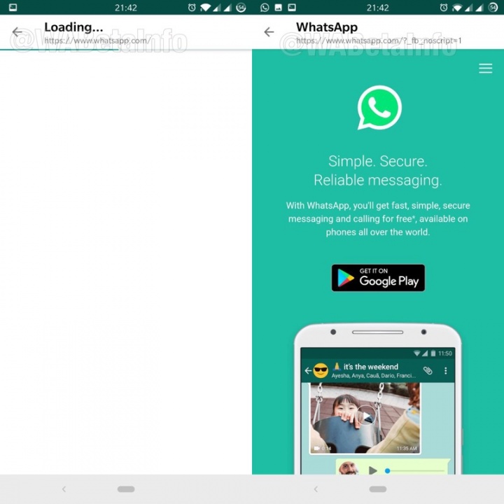 WhatsApp browser segurança utilizadores link
