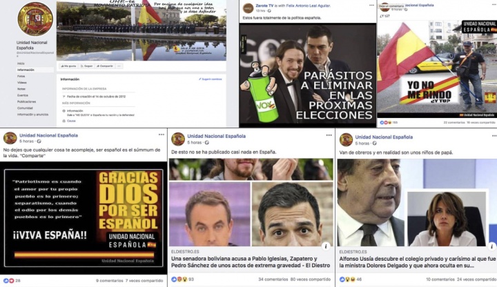 rede social Espanha eleições Facebook