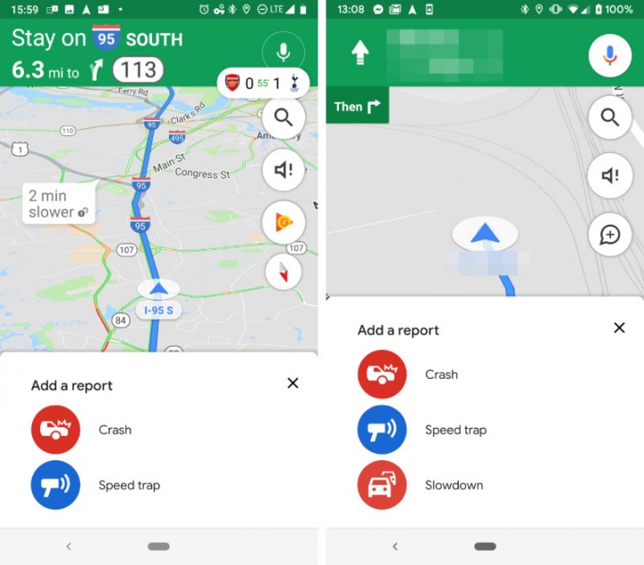 Google Maps Android Waze