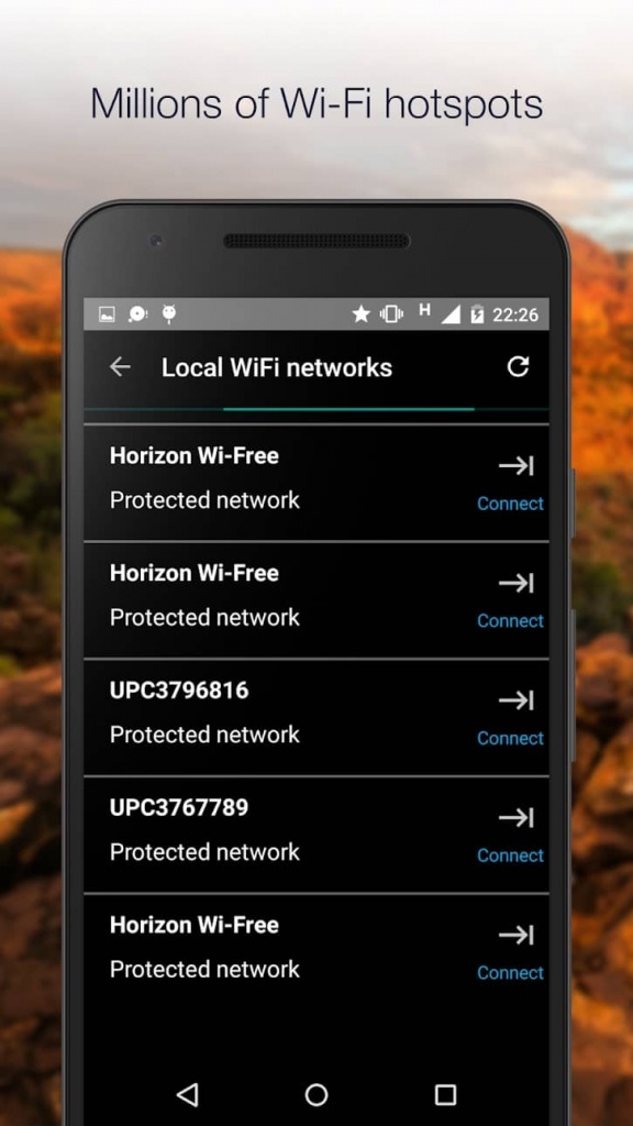 WiFi Finder hotspots Wi-Fi passwords redes