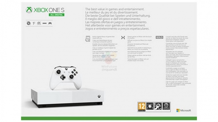 Disksiz Xbox One S tasarımı ve fiyatı ortaya çıktı! - Resim : 3