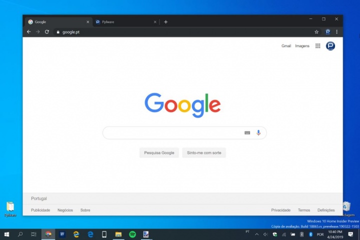 Chrome Dark Mode browser ativar Windows 10