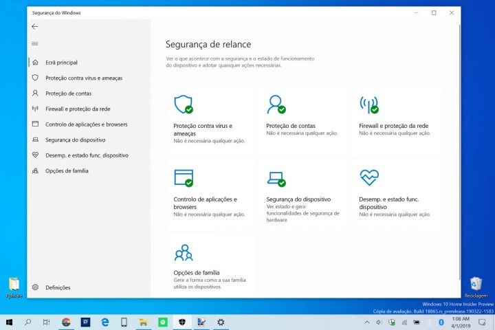 Windows 10 vírus segurança análise antivírus