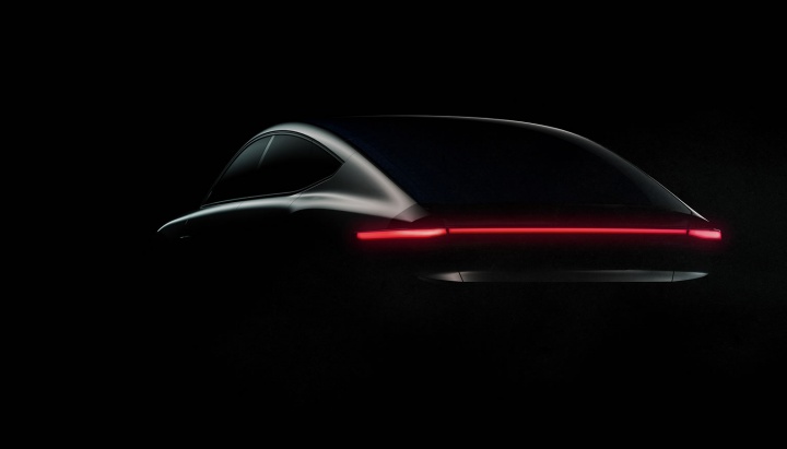 Imagem teaser do Lightyear One, o primeiro carro elétrico solar de longo alcance