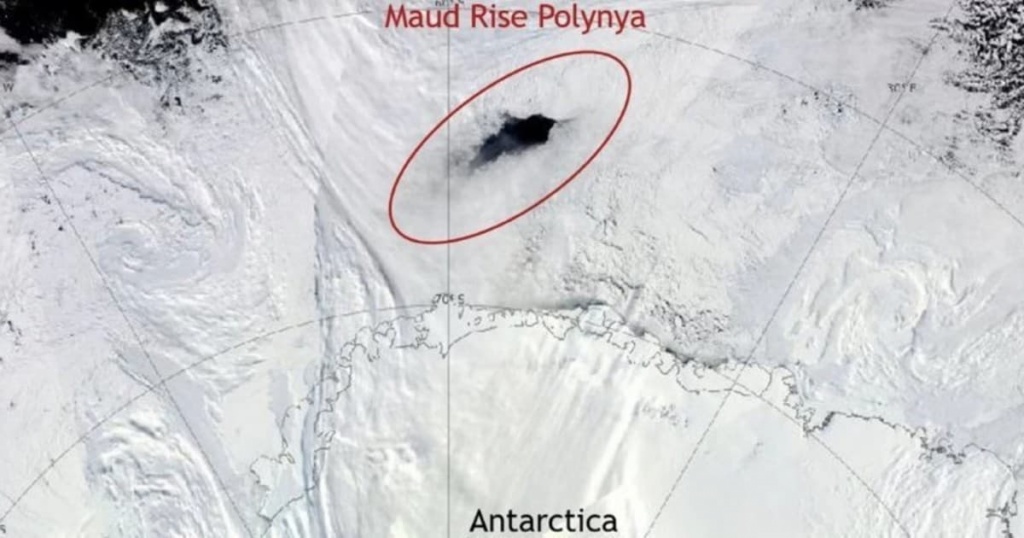 Buraco misterioso continua a aumentar na Antártida