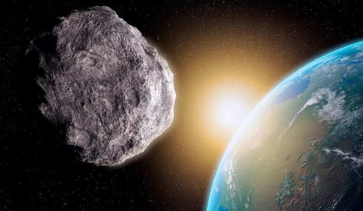 Imagem Asteroide a caminho da Terra com defesa NASA