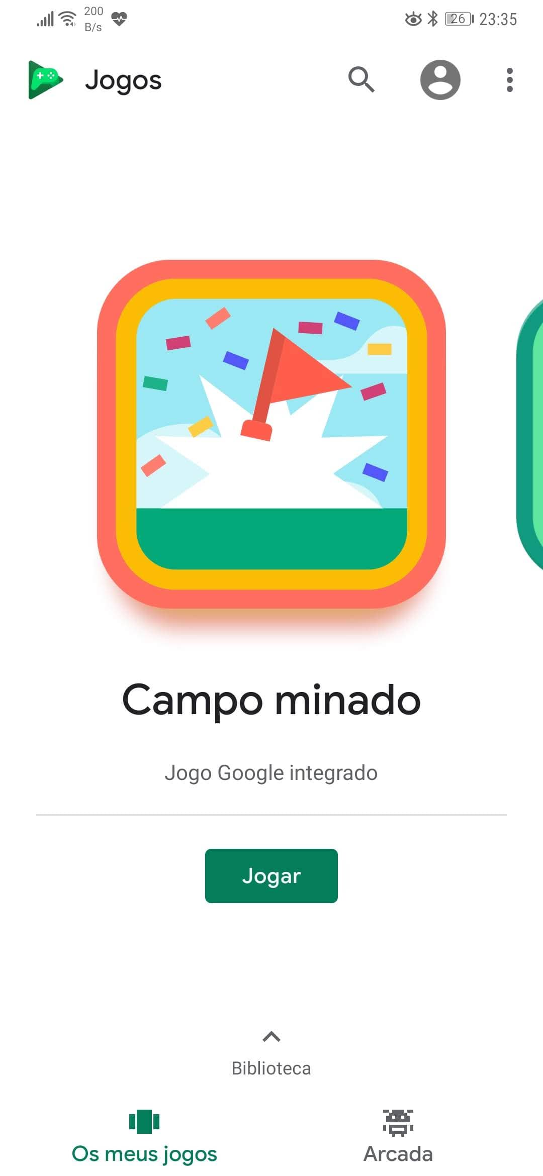 Como jogar Campo Minado do Google Play Games 