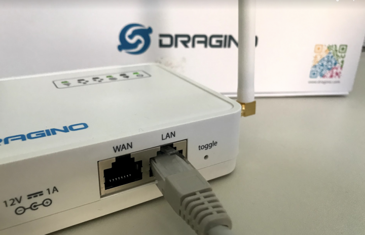 Dragino Lora Gateway como cliente de uma rede Wi-Fi