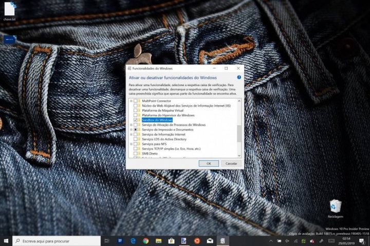 Sandbox Windows 10 Microsoft atualização maio