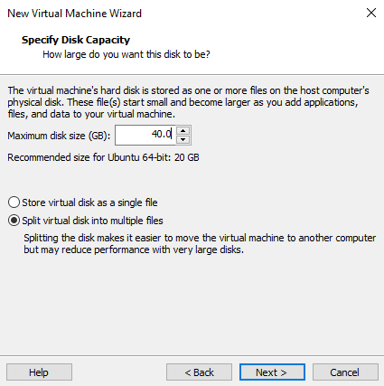 Criação de uma máquina virtual com VMware Workstation Player