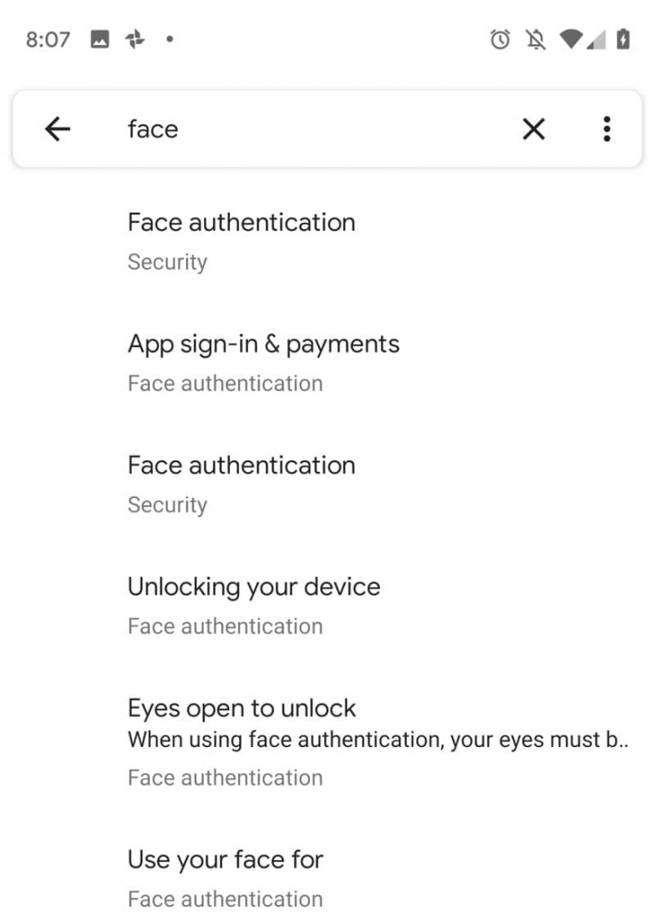Android Q reconhecimento facial Google smartphones segurança