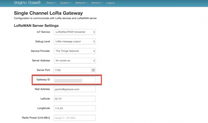 Como registar um gateway Lora na plataforma The Things Network  (2)