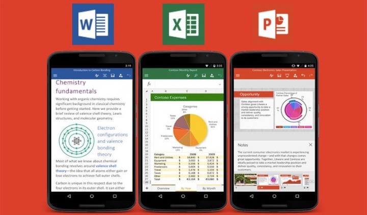 Microsoft Office Android smartphone atualizar
