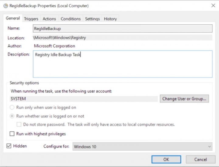 Windows 10 cópia registo Microsoft sistema