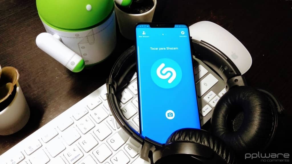 Shazam Pop up música auscultadores detetar