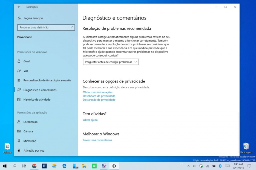 Windows 10 configurar resolução problemas recomendada