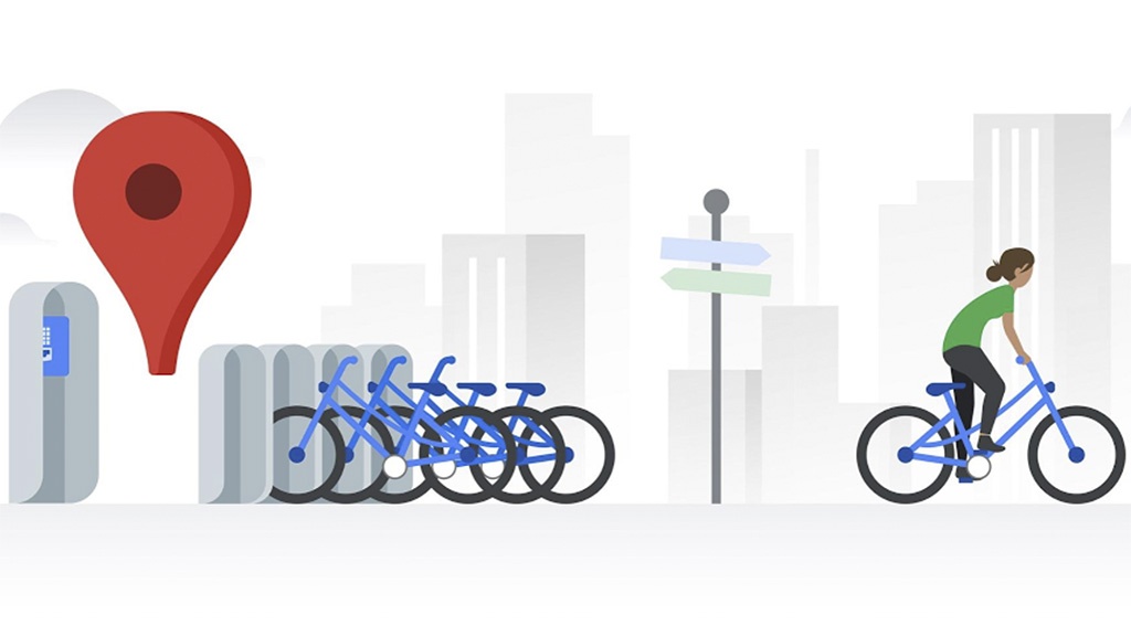 Google Maps dir-lhe-á onde pode encontrar bicicletas partilhadas
