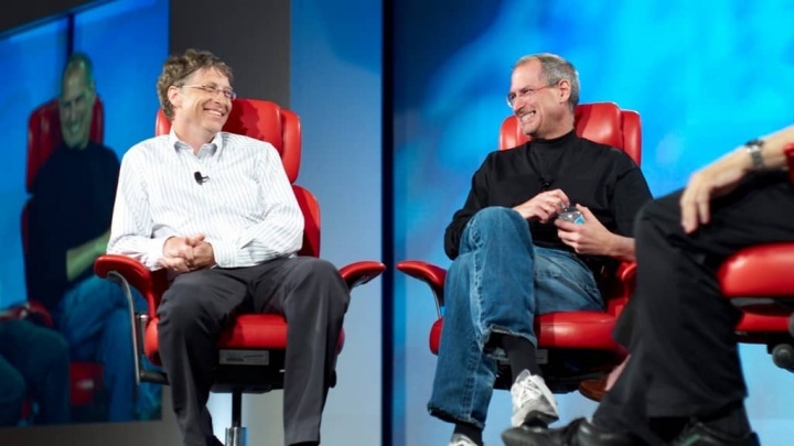 Steve Jobs Bill Gates Apple Microsoft feitiços