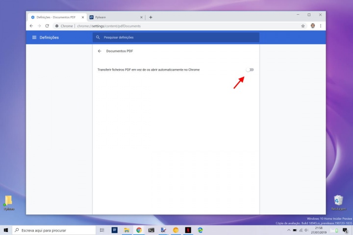 Chrome Google PDF descarregar browser