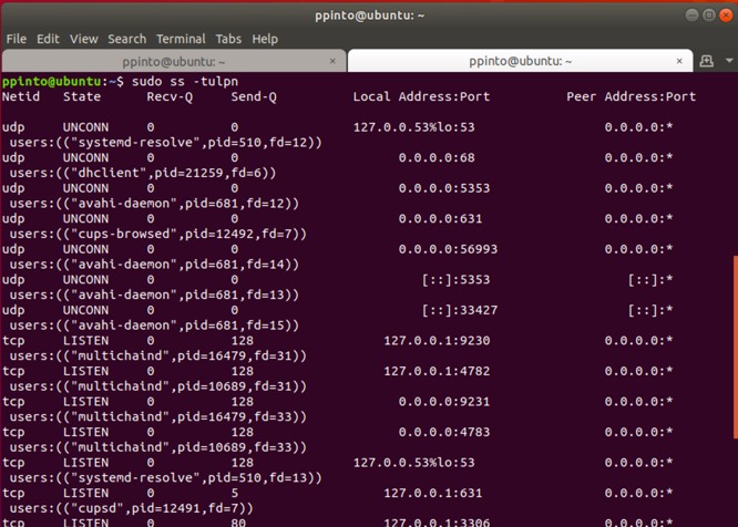Linux: Como verificar quais os portos abertos via CLI