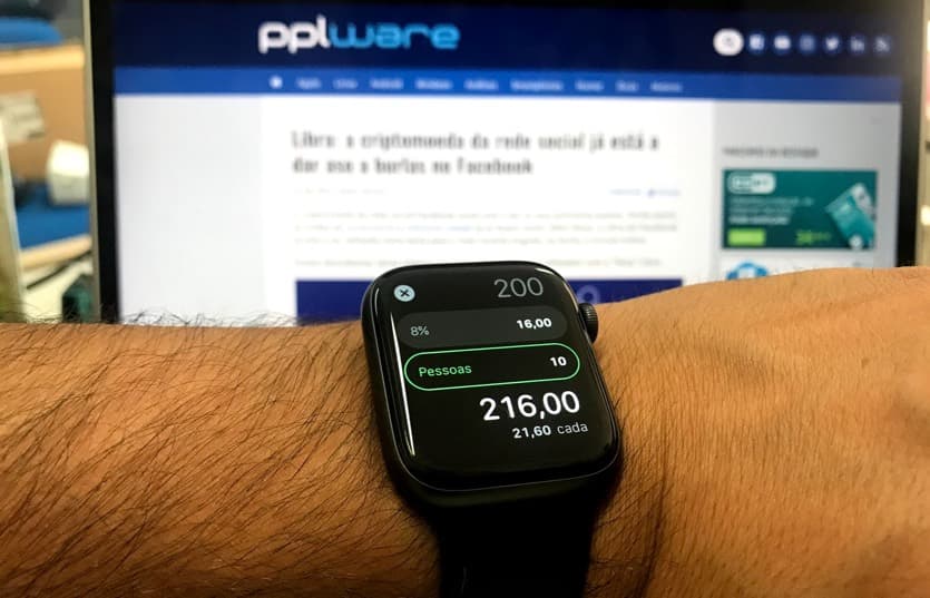 watchOS 6: A nova calculadora tem uma função de gorjeta