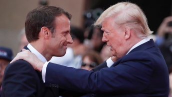 Emmanuel Macron Donald Trump EUA Google França Taxa GAFA
