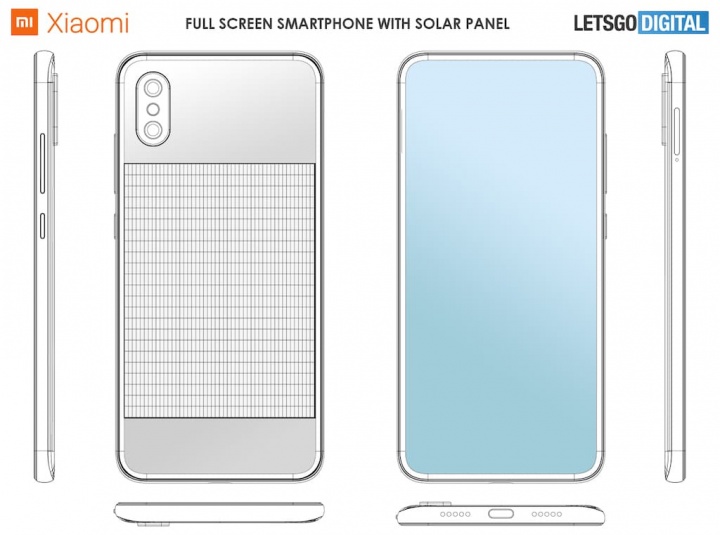Xiaomi Painel Solar Patente