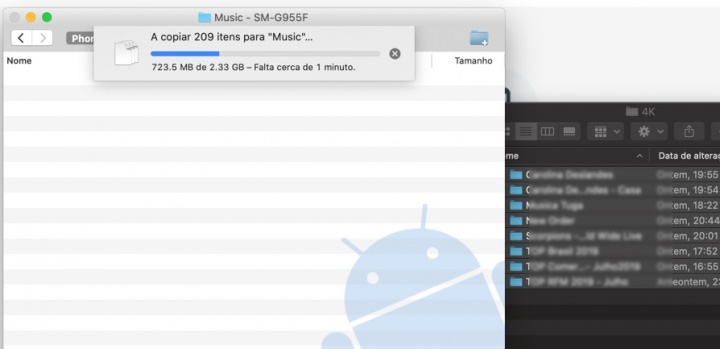 Android File Transfer: Transferir músicas do Mac para o Android