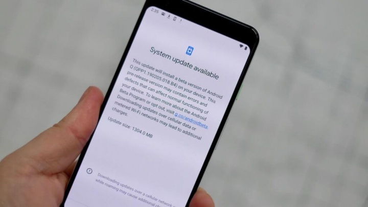 Android Q Android Google smartphones beta