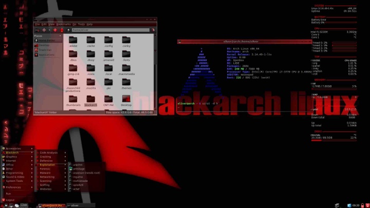 Chegou o BlackArch Linux 2019.09.1! Se não domina, é melhor não usar