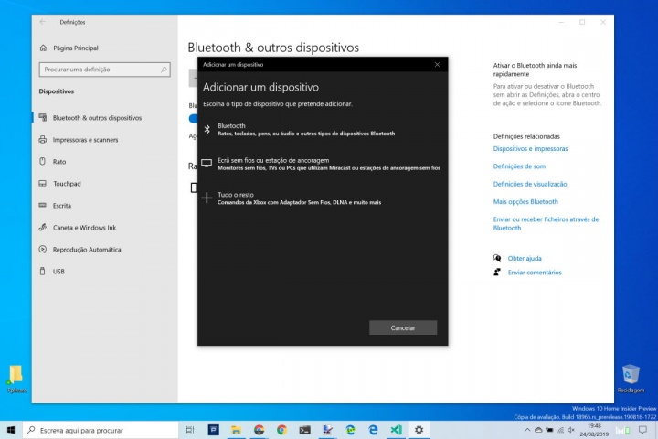Windows 10 problemas Bluetooth colunas problemas