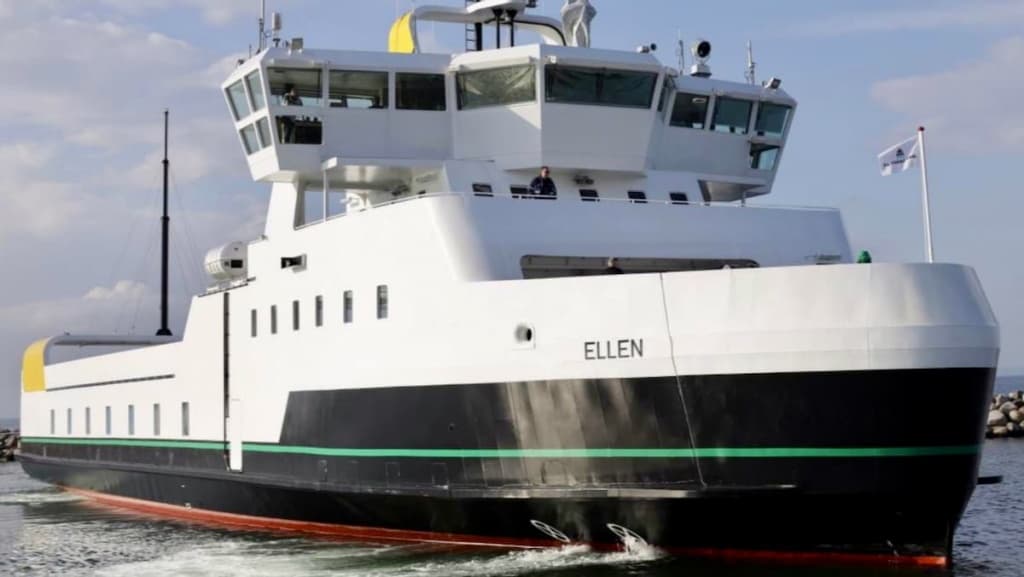 O maior ferry totalmente elétrico do mundo completa a sua viagem inaugural