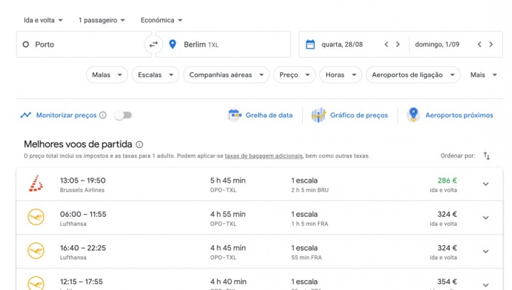 Google Flights - Encontre os voos mais baratos em segundos