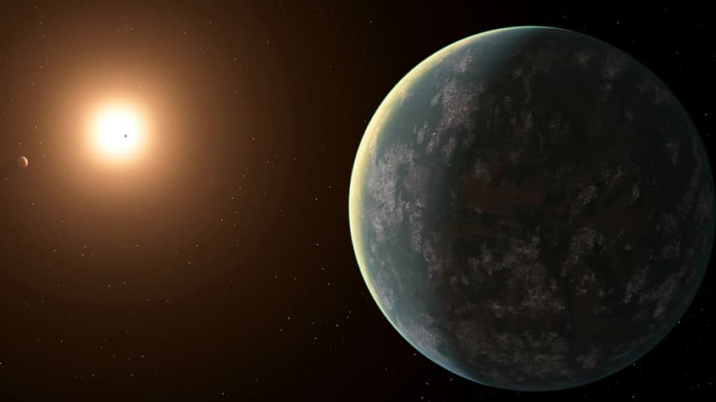 Ilustração na NASA do planeta GJ 357d