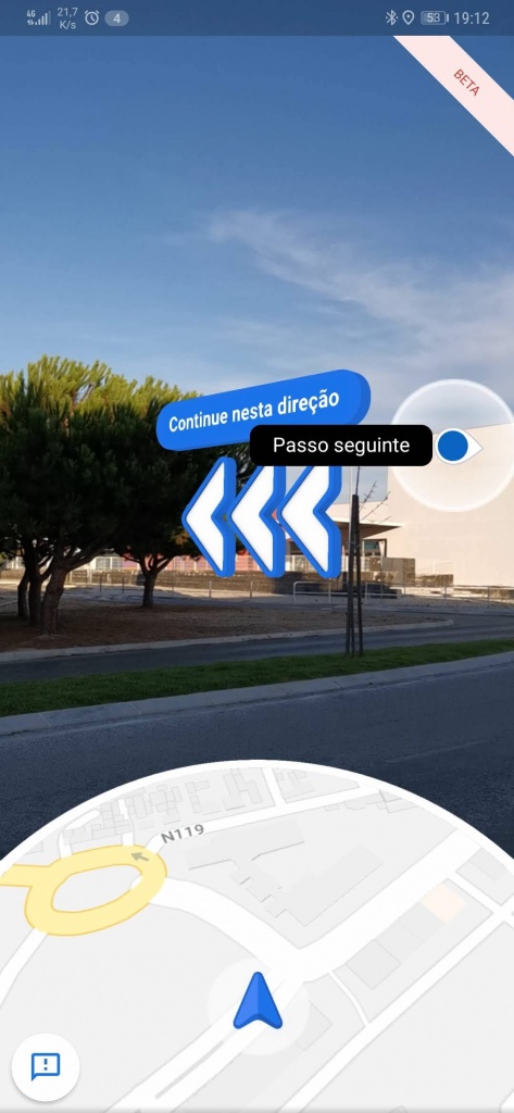 Google Maps Live View realidade aumentada imersividade navegar