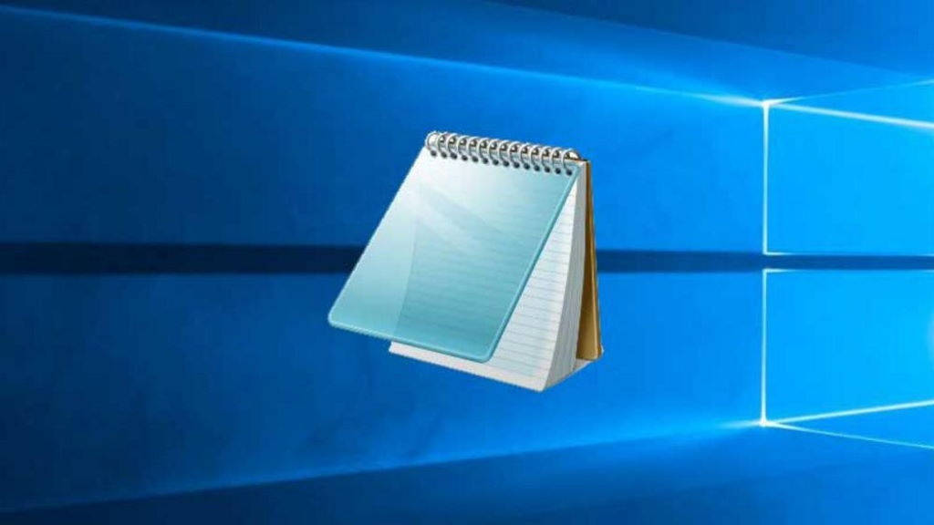 O Notepad do Windows 10 também vai ser mudado para a loja de apps da Microsoft