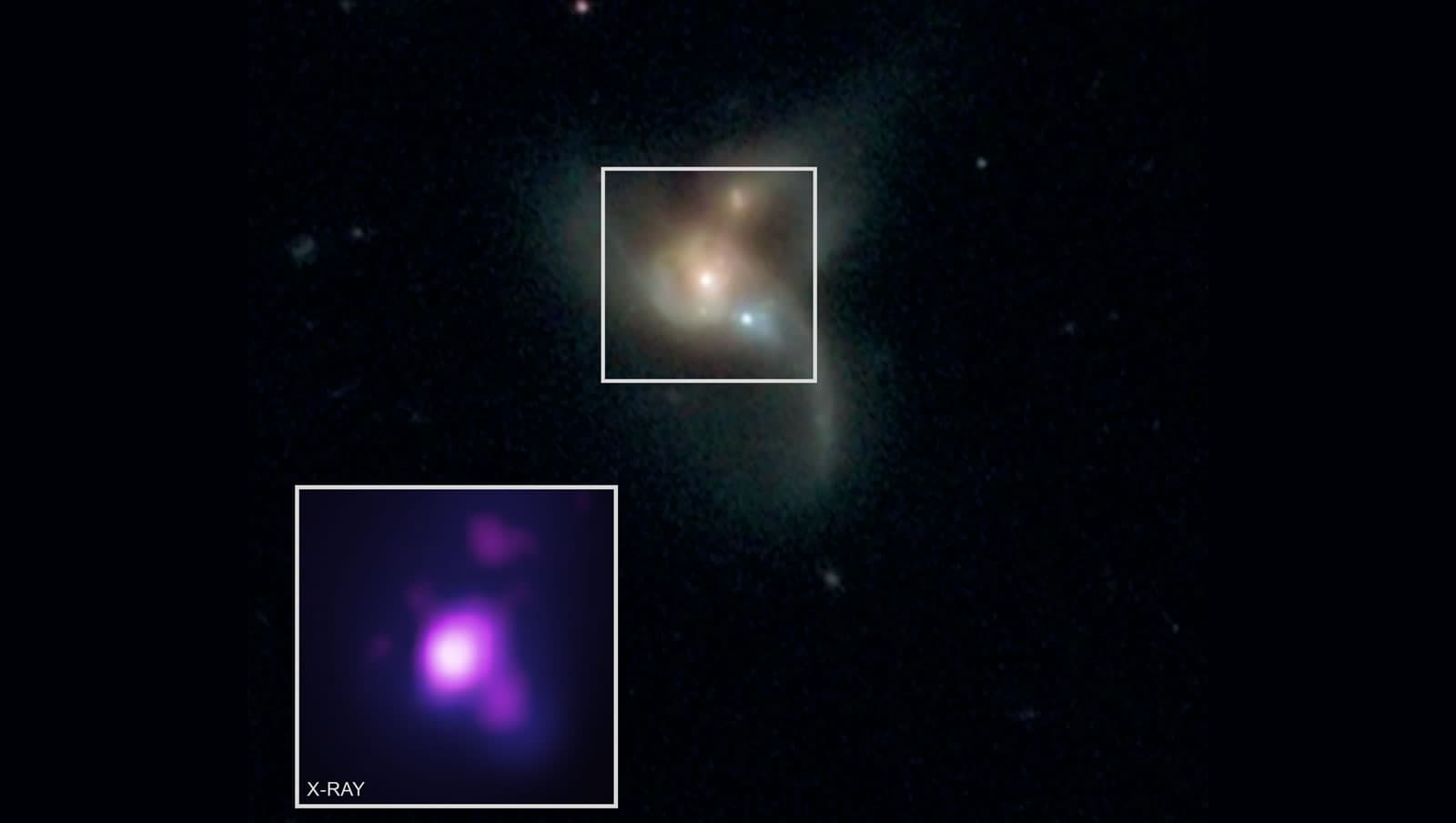 NASA: Encontrados três buracos negros em rota de colisão