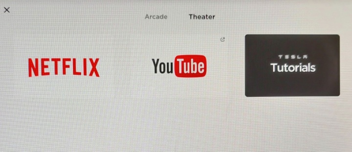 Tesla Theater Netflix YouTube