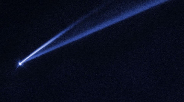 Imagem do asteroide que o MIT refere ser parecido com um cometa
