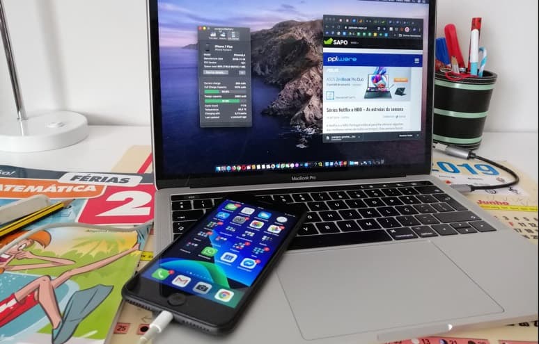 Quer saber o estado da bateria do seu iPhone? Use o Mac