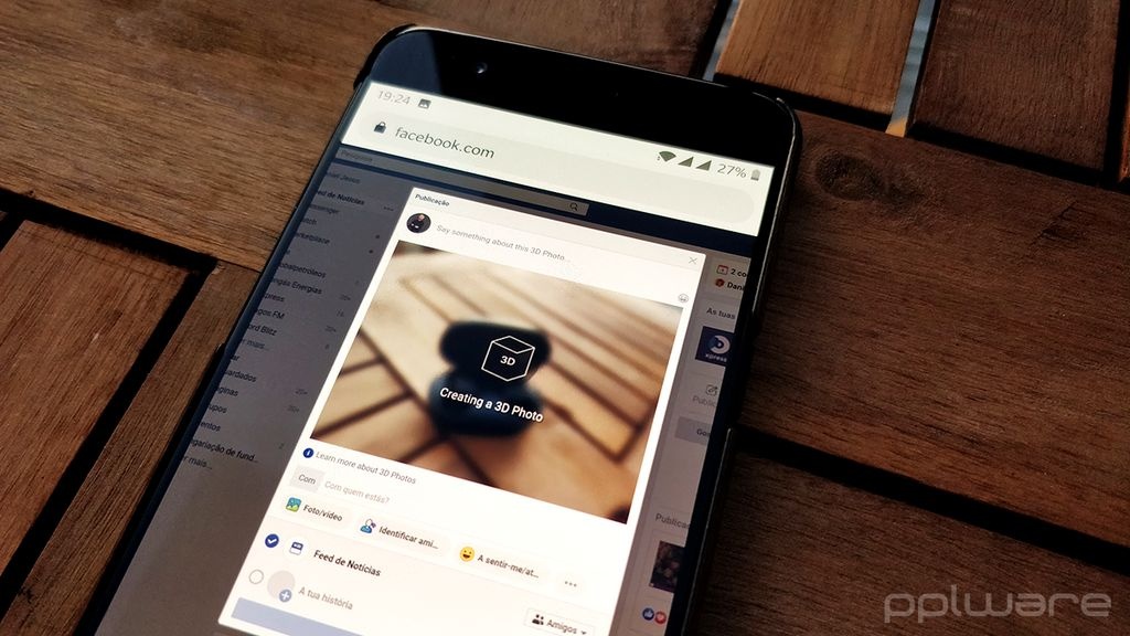 Como publicar fotos 3D no Facebook com um smartphone Android
