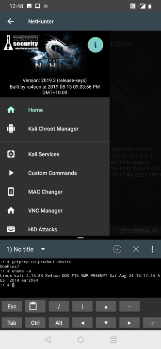 Perigosa distro Kali Linux 2019.3 já funciona no OnePlus 7