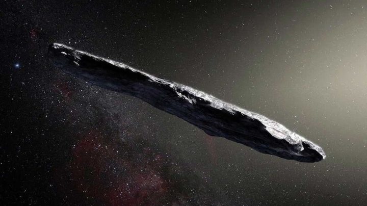 Imagem ilustrativa do novo cometa C/2019 Q4 (Borisov)