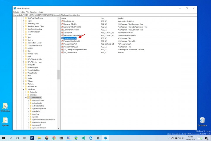 Windows 10 instalação pasta apps Microsoft