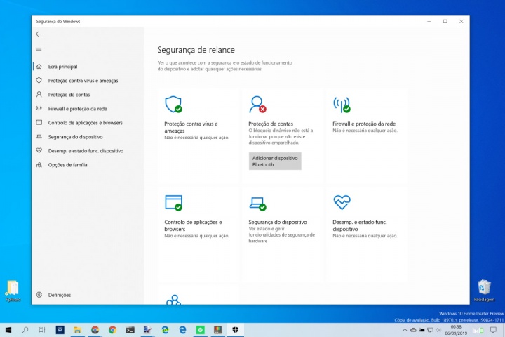 Windows 10 ransomware proteção seguro Microsoft