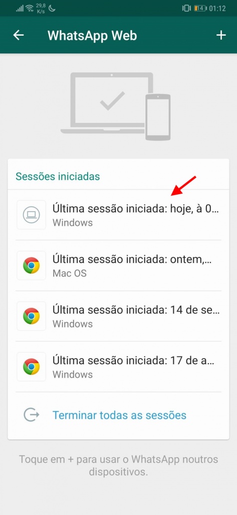 WhatsApp PC remotamente app ligação