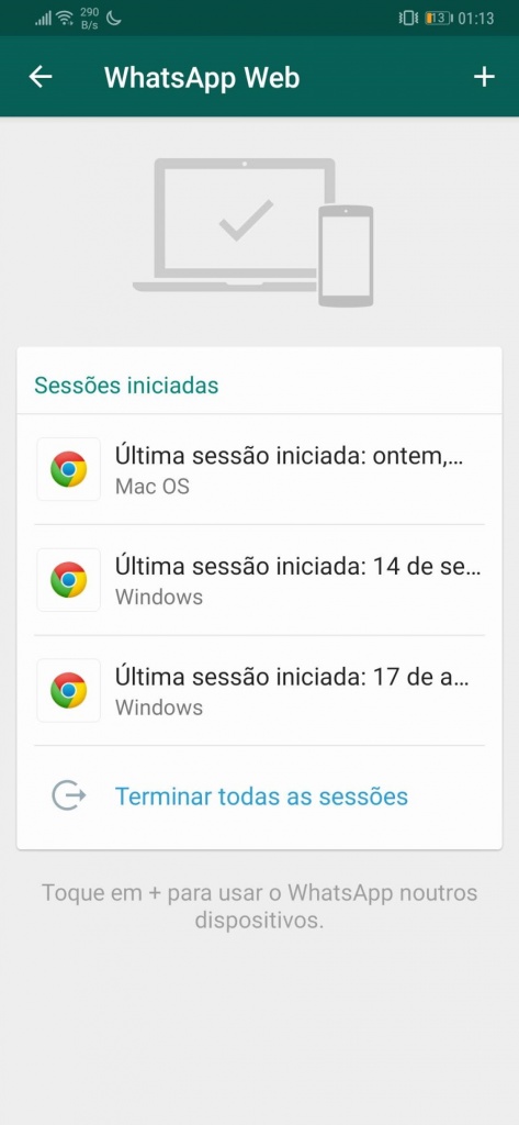 WhatsApp PC remotamente app ligação