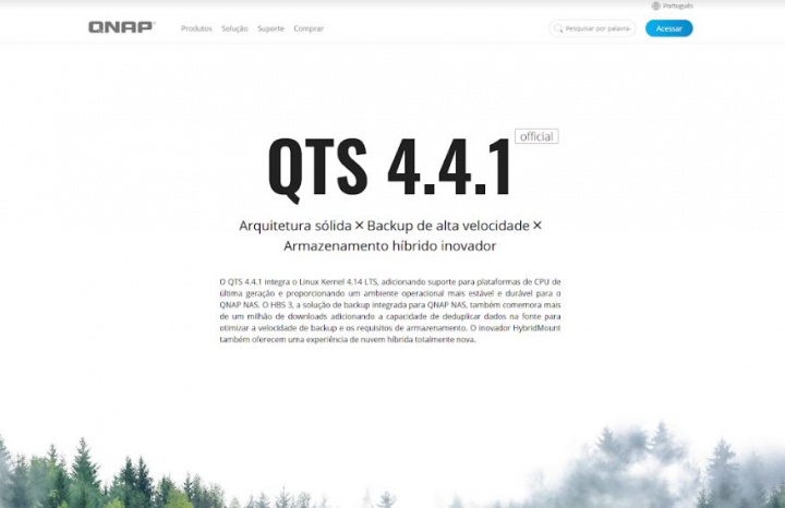 QNAP lançou oficialmente oficialmente o QTS 4.4.1