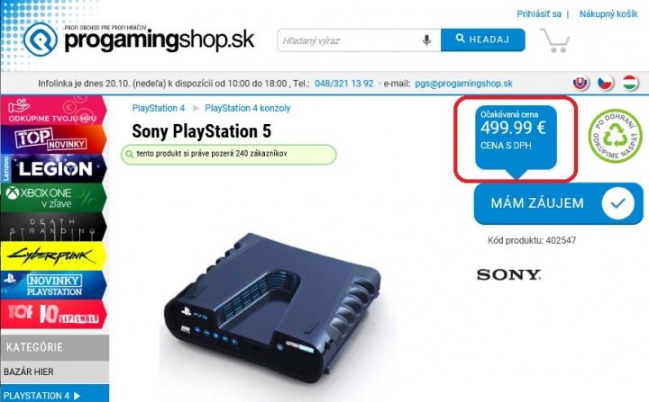 PlayStation 5 vai custar 499,99 euros e chega em 2020?