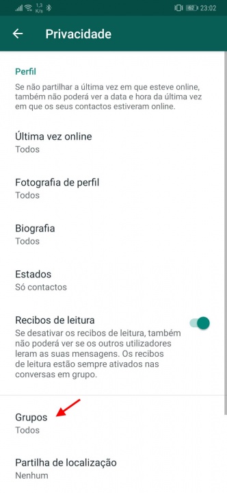 WhatsApp grupos utilizadores adicionar novidades